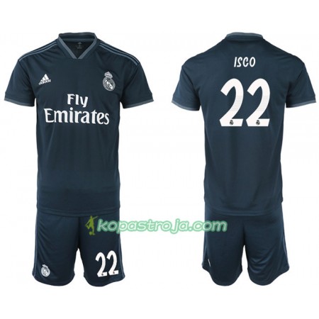 Billiga Fotbollströjor Real Madrid ISCO 22 Barn Borta tröja 2018/19 Kortärmad